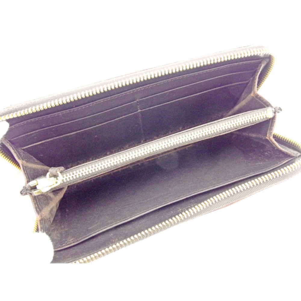 Miu Miu Long Wallet Crocodile Brown T16452s - image 5